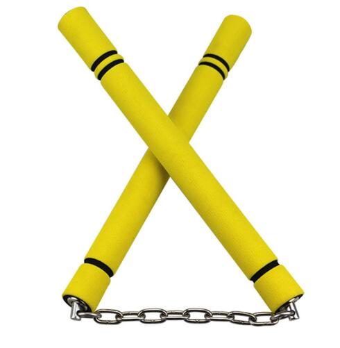 Arts Safety Foam Nunchakus with Stainless Steel Chain