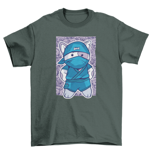 Ninja cat t-shirt